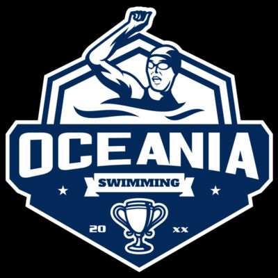 Oceania Swimming logo template Thumbnail